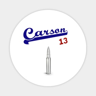 Carson 13 Jersey Style Magnet